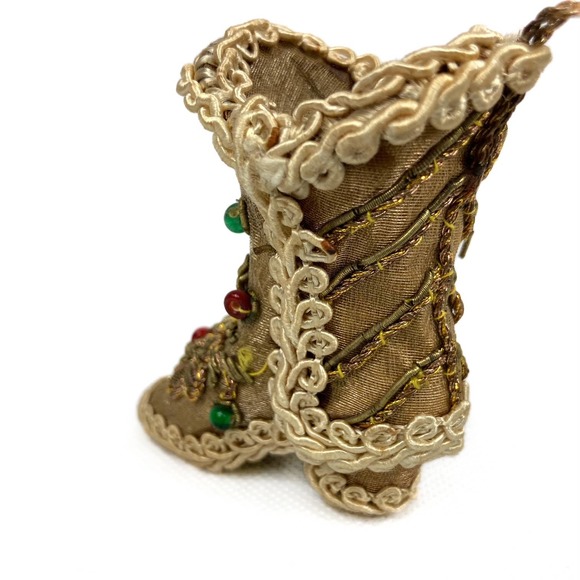 Vintage, Collectible, Wayne M Kleski, Victorian style boot ornament with hangar - Picture 2 of 9